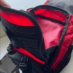 L.L. Bean Unisex Nylon Messenger Crossbody Bag Red Photo 3