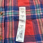 SO  Goods For Life Multicolor Flannel Button Up Shirt Women’s Size Medium New‎ Photo 4