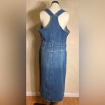 Wrangler  Womens Racerback Casual Feminine Sleeveless Blue Denim Midi Dress|Sz:XL Photo 15