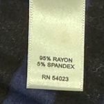 Banana Republic Faux Wrap Dress Navy Black Stripes Work Officecore Brunch Medium Photo 6