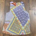 Bar III sheer floral split side tank Photo 2