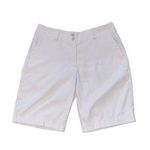 Nike Golf Dri Fit Womens Flat Front Khaki Tan Shorts Size 8 Casual Simple Active Photo 0