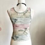 Wildfox Palm Tree Tank Top, Beach, Tropical, Vintage,‎ Soft Girl, Coconut Girl, Small Photo 2
