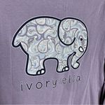 Ivory Ella  sweet paisley long‎ sleeve t-shirt purple size XS Photo 5