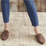 Jenni Kayne  Suede Mule Women's 5/35 Dark Brown Pointed Toe Flat Slide Photo 2