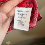 Free People ✨ Clara Red Floral Wrap Dress Front Tie Small Photo 7