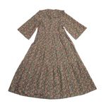 NWT Doen Honey Midi in Black Petit Jardin Floral Cotton Tiered Dress L Size L Photo 12