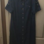 Karen Scott FINAL MARKDOWN Ladies’  Petite Front-buttoned Denim Dress (PL) Photo 0