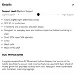 Free People Movement Women’s M/L Good Karma Racerback Crop Moss Green Yoga New Photo 9