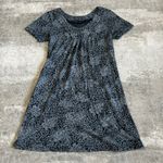 Fresh Produce  Dress Womens XS Blue Gray Floral Short Sleeve Cotton Pockets USA Photo 0