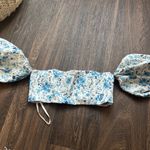 Majorelle Valentina Crop Top in Baroque Blue Photo 1