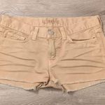 J Brand  mustard cut off shorts size 29 Photo 0