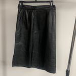 Vintage 100% Leather Firenze Santa Barbara Size 12 Black Photo 5