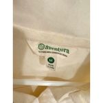 Aventura Organic‎ Cotton Button Down Shirt Long Sleeve Pockets Cream M Size M Photo 2