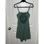 Lulus ‎ Peasant Green Dress Large Adjustable Straps Boho Party Christmas Photo 1