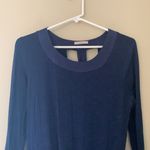 Le lis Long Sleeve Blue Top Photo 2