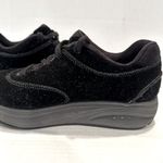 Easy Spirit  Suede Esglenice Athletic Sneakers Women's 8.5‎ Black Wedge Comfort Photo 2