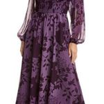 Hutch Elegant Purple Floral Dress size Small Photo 0