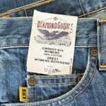 Diamond Gusset Womens Boyfriend Jeans Bon Aqua American‎ Girl 28x31 Made In USA Blue Size 28 Photo 6