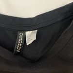 H&M Divided Black short sleeve cropped Kiss band tee woman’s size small Photo 2