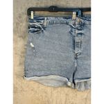 Old Navy Jean Shorts Size 30 Curvy High Rise OG Straight Festival Summer Photo 1