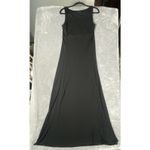 Ralph Lauren Black Sleeveless Maxi Dress Medium Classic Evening Slimming Staple Photo 2