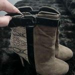Call it spring  Faux Leather snakeskin Side Zip High Heels Closed Toe  Boot 9 Photo 0