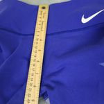 Nike  Activewear Leggings Women S Small Blue Geometric Capri Pull‎ On Dri Fit Photo 9