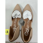 Calvin Klein Womans NWOT Gloria Slipon Stiletto Pumps 5.5 M Nude Side Cutout Photo 5