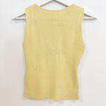 Peppermayo Holly Floral Daisy Sleeveless Knit Top in Yellow Size Small Medium Photo 2