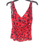 Elodie NEW Women Size XS Red Tie Shoulder Surplice Neck Tank Top Photo 2