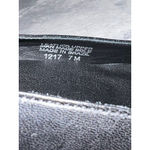 Women's Vintage Y2K Black Leather Kitten Heel Pumps Size 7 Photo 6