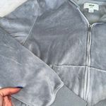Aerie  velvet light blue cropped jacket Photo 1