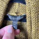 Eileen Fisher Italian alpaca and silk green open cardigan women’s medium Photo 3