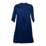 Croft & Barrow Corduroy Dress Navy Blue Large Photo 1