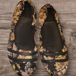 Diesel Black and Yellow Flats with Decorative Straps Photo 0