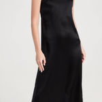 ANINE BING  Megan Silk Slip Mini Strapless Dress Sz L Photo 0