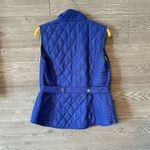 Lilly Pulitzer  ladies blue‎ purple vest with flowered lining, small Photo 6