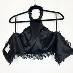 NWT Ed Young Prom Dress Halter Top Black XS Photo 2