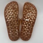 RASOLLI Glitter Jelly Sandals Glitter Gold Thong Pool Beach Buckle Plastic SZ 9 Photo 10