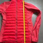 Columbia Flash Forward Hybrid Puffer Jacket 650 Fill Red Winter Coat Ski Hiking Photo 11