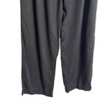 Donni Black Twill Pleated Wide Leg High Rise Trouser Dress Pants Women’s Size L Size L Photo 5