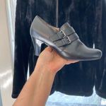 Pierre Dumas Black Faux Leather Ankle Booties 7.5  Photo 0