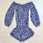 Poupette St. Barth Womens  Clara Off the Shoulder Romper size XS Photo 1