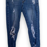 Rue 21  Womens Jeans Sz‎ 4 Low Rise Ankle Jegging Distressed Destroyed Ripped Photo 0