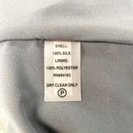 Andrew Marc  Womens 8 Silk Shift Dress Mottled Olive Green Square Neckline Zipper Photo 13