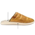 OluKai Moloa Pae Leather Slippers Mules Tan Shearling Lined Mens Sz 10 Photo 8