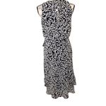 Karin Stevens  black and white faux wrap‎ dress, Size 6 Photo 1