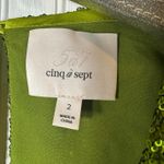 Cinq à Sept Cinq a Sept Skylar Dress Lime Green Sequins Photo 4