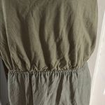 Loft Elegant Olive Green Sleeveless Dress Photo 2